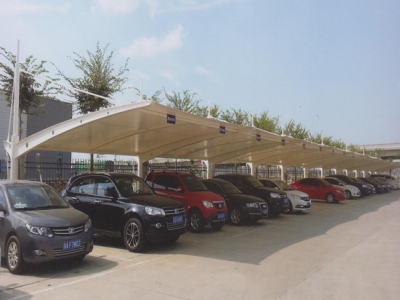 膜结构汽车棚