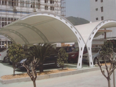 膜结构汽车棚