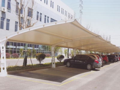 膜结构汽车棚