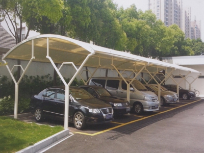 膜结构汽车棚