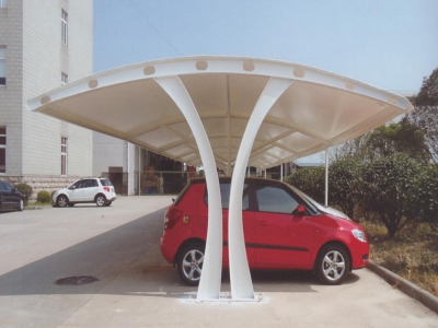 膜结构汽车棚
