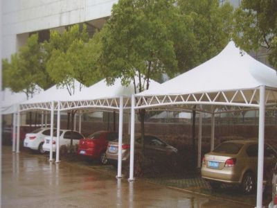 膜结构汽车棚