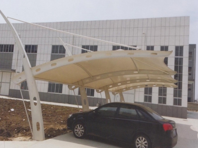 膜结构汽车棚