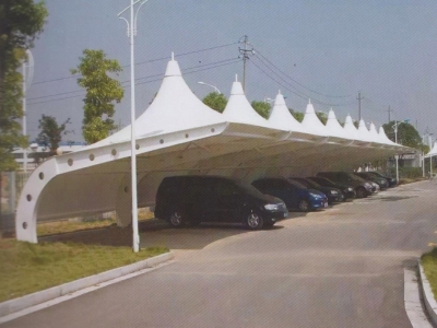 膜结构汽车棚