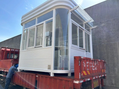 四角圆弧岗亭发货