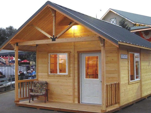 防腐木岗亭 JW-F004