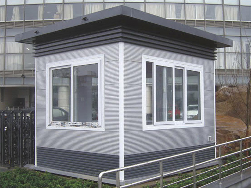 金属雕花板岗亭JW-JS005